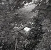 Resterna av Norrby brunn, hälsobrunn som har haft en överbyggnad.