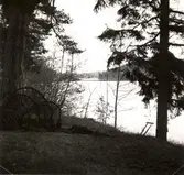 En sjö vid Mörtfors på vägen mot Bjurvik.