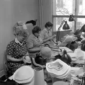 Lindbergs hattfabrik. 
Mars 1956.