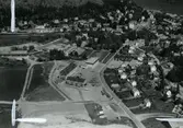 Flygfoto över Gamleby.