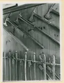 Hillebards och sablar i Kalmar slott.