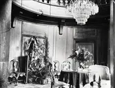 Runda salongen på Raabs tid på Helgerums slott.