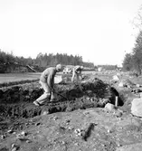 Vägarbete. Furuviksvägen. Reportage för Gefle Dagblad. År 1937


