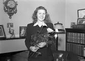 Lucia fröken Backlund. December 1944

