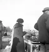 Reportage för Gefle Posten. Auktion. År 1936
