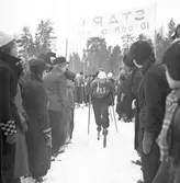 Fettisdagstävling. Skidor. År 1936