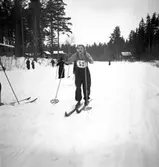 Fettisdagstävling. Skidor. År 1936