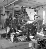 Norrlands Posten, foto av lokalerna. Juli 1937. Foto tagit fredag den 25 juni 1937