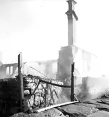 Reportage för Gefle Dagblad. Branden i Forsbacka. Den 1 Juni 1939
