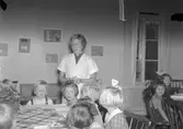 Reportage för Gefle Posten. Kindergarten. November 1937



