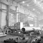 Den 15 oktober 1968. Gävle Varv. Spiralsvetsning-rör.

