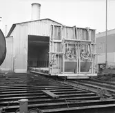 Den 15 oktober 1968. Gävle Varv. Spiralsvetsning-rör.

