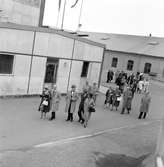 Den 7 september 1960. Gävle Varv. Stapelavlöpning. Båt nr 106.




