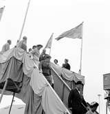 Den 7 september 1960. Gävle Varv. Stapelavlöpning. Båt nr 106.





