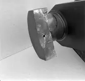 Den 7 maj 1963. Gävle Varv. Brusten vevaxel.




