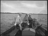 Personer i båt år 1931