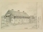 Teckning av Ferdinand Boberg. Västmanland, Lindes landsförs., Vedevåg