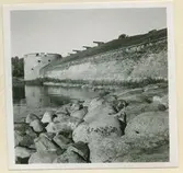 En vallgrav och postej, Kalmar slott.