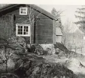 Borgen, ett bostadshus i liggtimmer och korsknut i Pilö.