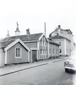 Motiv från Norra Långgatan som den såg ut på 1950-talet