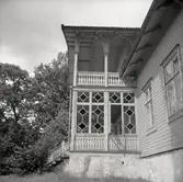 Veranda på Elgerumsgården, nuvarande Mönsterås hembygdsgård