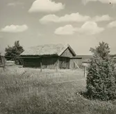 Sjöbod med halmtak i Norrböda.