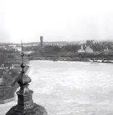 Utsikt från slottsvinden.