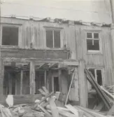 Kreugerska huset i samband med flyttningen.