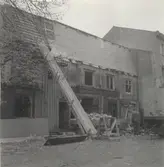 Kreugerska huset i samband med flyttningen.