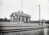 Järnvägsstationen i Runtorp utanför Påryd.