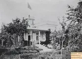 Konsul Hasselquists villa på Falkenberg, senare använd som socialsysslomannens bostad.