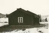 Gavel på stugan före restaurering.