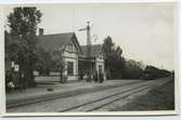 Järmvägsstationen i Kvarnlyckan.