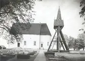 Kläckeberga kyrka med klockstapel.
Kläckeberga kyrka.
Dominerande stilepok exteriör medeltid
Uppförande hela kyrkan år 1200-1699.