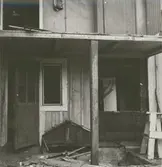 Detalj av ett bostadshus i kv Laken.