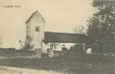 Vykort med Långlöts kyrka.