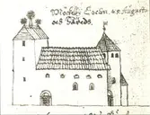 Ölandskyrkor. Serie efter Rhzelius. Petrus Törnewall (trol) 1673.