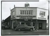 Motorcentralen BP. Bröderna Ekelund på Kaggensgatan.