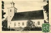 Vykort med motiv av Ryssby kyrka.