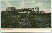 Vykort med Borgholms slottsruin.