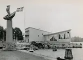 Den nya restaurang Slottsholmen efter branden 1950.