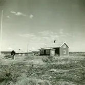 En stuga vid skärgården.