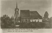 Virserums forna kyrka. Foto av fotograf från Vimmer by 1928, efter äldre foto.