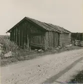 Aggetorp nr 2. Bastu sedd från väster.