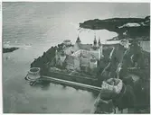 Kalmar slott, gamla staden och slottsfjärden.