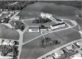 Flygbild över Vimmerby folkhögskola.