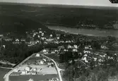 Flygfoto över Gamleby.