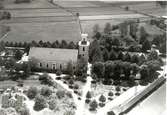 Flygfoto över Mönsterås kyrka 1935.