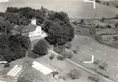 Flygfoto över Läckeby gård.