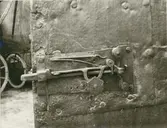 Skjutregel på en port.